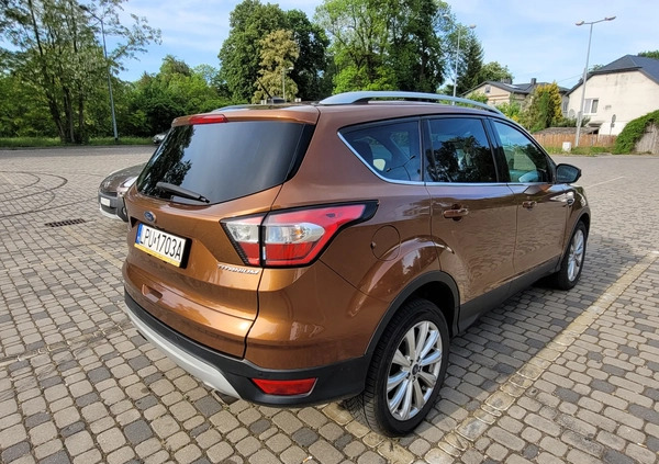 Ford Kuga cena 73900 przebieg: 62000, rok produkcji 2017 z Puławy małe 781